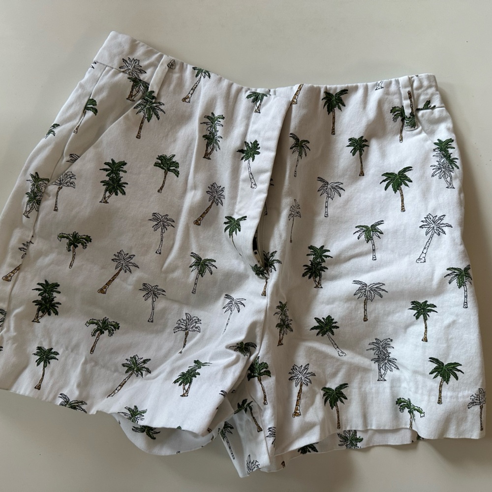 Zara palm tree shorts